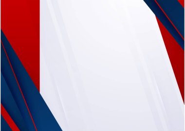 Modern simple red and blue abstract background on white background