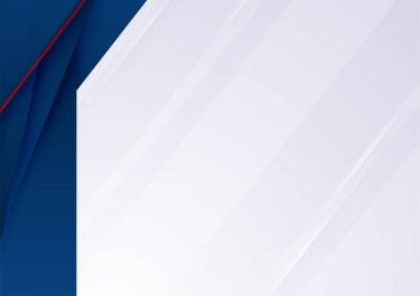 Modern simple red and blue abstract background on white background