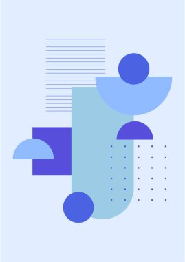 Modern soyut estetik set geometrik denge şekilleri, merdivenler ve bitkiler. Boho tarzında bir duvar dekoru. Kapak, duvar kağıdı, kart, sosyal medya, iç dekorasyon için yüzyılın ortalarında vektör baskısı