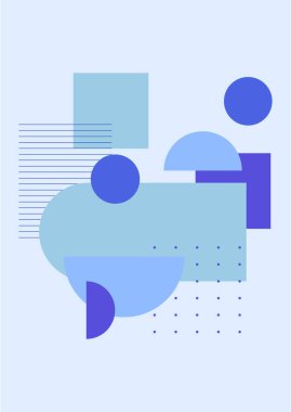 Modern soyut estetik set geometrik denge şekilleri, merdivenler ve bitkiler. Boho tarzında bir duvar dekoru. Kapak, duvar kağıdı, kart, sosyal medya, iç dekorasyon için yüzyılın ortalarında vektör baskısı