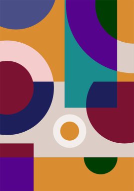 Modern minimalist abstract aesthetic illustrations. Bohemian style wall decor. Collection of contemporary artistic posters with geometric shapes.