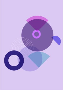 Modern soyut estetik set geometrik denge şekilleri, merdivenler ve bitkiler. Boho tarzında bir duvar dekoru. Kapak, duvar kağıdı, kart, sosyal medya, iç dekorasyon için yüzyılın ortalarında vektör baskısı