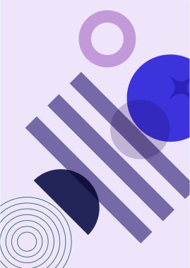 Modern soyut estetik set geometrik denge şekilleri, merdivenler ve bitkiler. Boho tarzında bir duvar dekoru. Kapak, duvar kağıdı, kart, sosyal medya, iç dekorasyon için yüzyılın ortalarında vektör baskısı