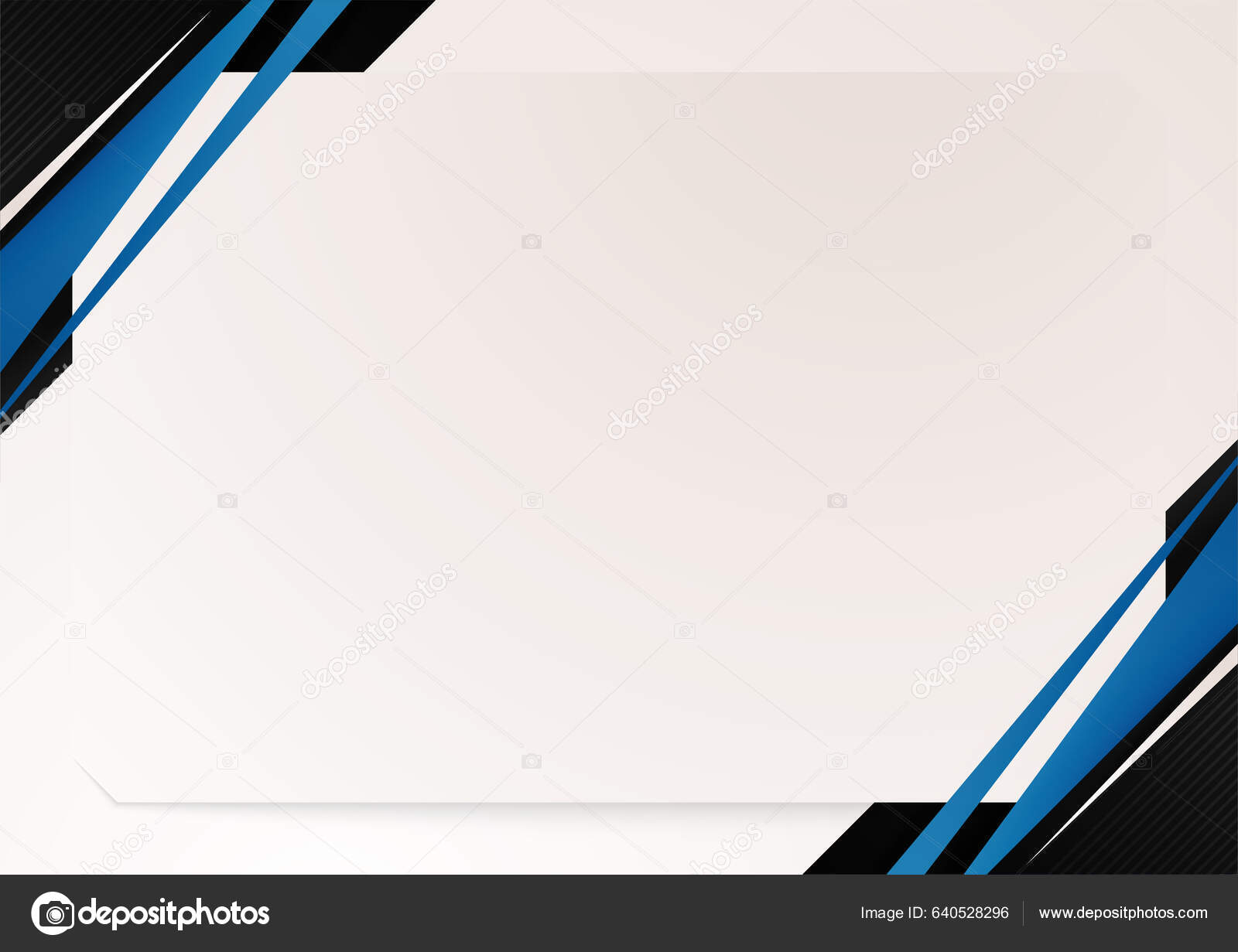 Modern Abstract Blue Black Border Frame Element White Background Business  Vetor de stock de ©salmanalfa 640528296, image size:1600x1231