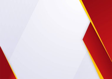 Modern abstract red and orange border frame element on white background with business corporate concept for presentation, business card, certificate, flyer, brochure, and social media poster