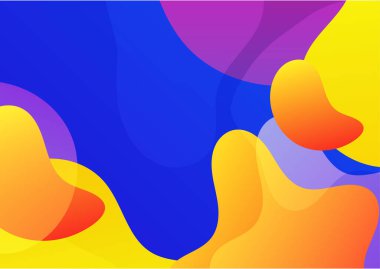 Colorful gradient memphis geometric pattern background texture for poster cover design. Minimal color abstract gradient banner template. Modern vector shape for business presentation and social media