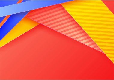 Creative abstract with colorful element design background. Memphis color background design with shapes composition. Futuristic design poster for business presentation, social media template and banner