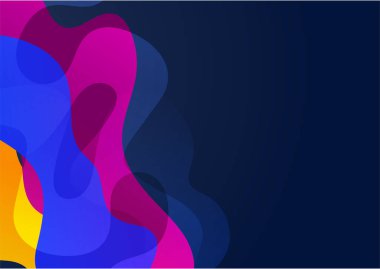 Colorful gradient memphis geometric pattern background texture for poster cover design. Minimal color abstract gradient banner template. Modern vector shape for business presentation and social media