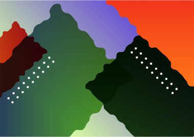 Creative abstract with colorful element design background. Memphis color background design with shapes composition. Futuristic design poster for business presentation, social media template and banner