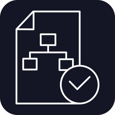 Plan Business People Icons with black filled outline style