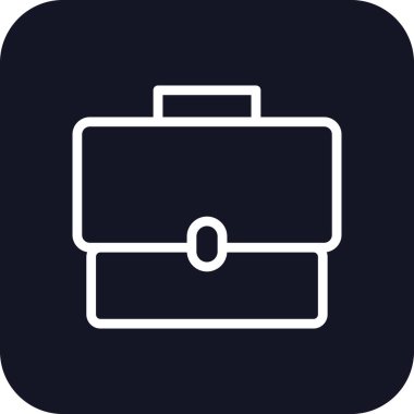 Briefcase Business People Icons with black filled outline style