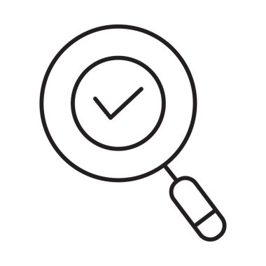 Check Feedback Icons with black outline style. Thin line icon related to feedback, rating, testimonials, quick response, satisfaction and more. Simple web icon. Vector illustration