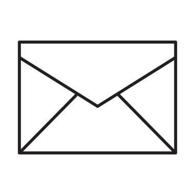 Mail Feedback Icons with black outline style. Thin line icon related to feedback, rating, testimonials, quick response, satisfaction and more. Simple web icon. Vector illustration