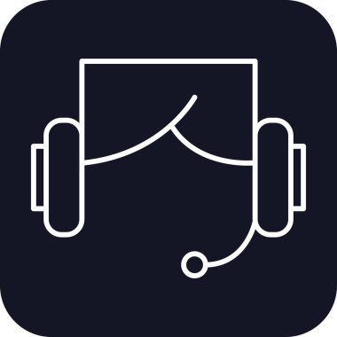 Call center Feedback Icons with black filled outline style. Thin line icon related to feedback, rating, testimonials, quick response, satisfaction and more. Simple web icon. Vector illustration