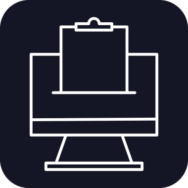 Survey Feedback Icons with black filled outline style. Thin line icon related to feedback, rating, testimonials, quick response, satisfaction and more. Simple web icon. Vector illustration