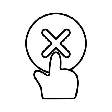Bad Feedback Icons with black outline style. Related to Feedback, Rating, Like, Dislike, Comment, Good Bad Sign, Yes No icons. Vector illustration