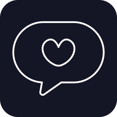 Love Feedback Icons with black filled outline style. Related to Feedback, Rating, Like, Dislike, Comment, Good Bad Sign, Yes No icons. Vector illustration