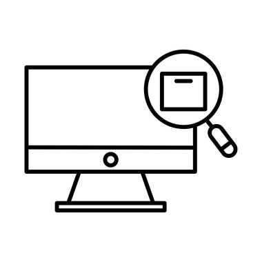 Online finding delivery service icons with black outline style. Shipping logistics symbol sign. Simple vector illustration. Related to package, fee, fast courier