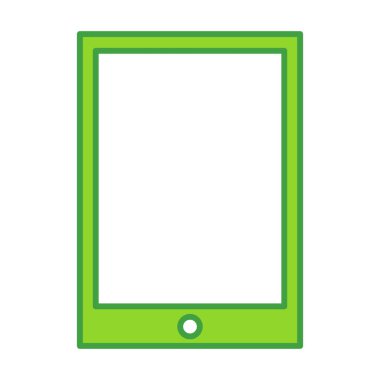 Battery technology icon with green outline style. Concept, digital, data, abstract, network, internet, tech. Vector Illustration