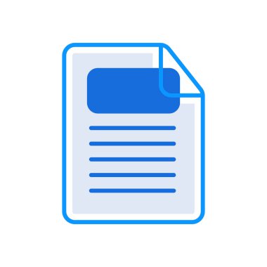 Proposal business icon with black outline style. symbol, set, web, line, technology, internet, design. Vector Illustration