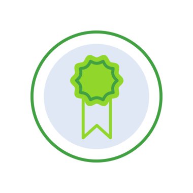 Achievement business people icon with green outline style. symbol, achievement, icon, success, sign, business, winner. Vector Illustration