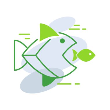 Competitor business management icon with green outline style. competitor, business, line, symbol, success, sign, design. Vector Illustration