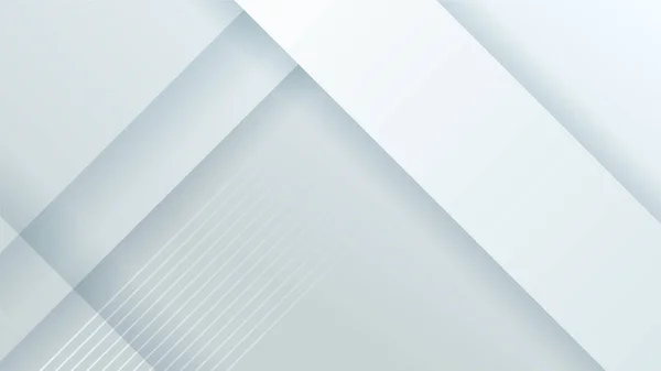 Forme Géométrique Blanche Abstraite Avec Fond Conceptuel Futuriste — Image vectorielle