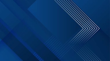 Modern koyu mavi soyut arka plan. Fütürist, fütürist, enerji teknolojisi kavramının koyu mavi arka planda soyut bir temsilcisi. Mavi iş sunumu arkaplanı