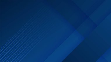 Modern koyu mavi soyut arka plan. Fütürist, fütürist, enerji teknolojisi kavramının koyu mavi arka planda soyut bir temsilcisi. Mavi iş sunumu arkaplanı