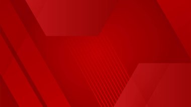 Sunum tasarımı, teknoloji afişi ve sosyal medya kapağı için soyut kırmızı arkaplan