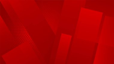 Sunum tasarımı, teknoloji afişi ve sosyal medya kapağı için soyut kırmızı arkaplan