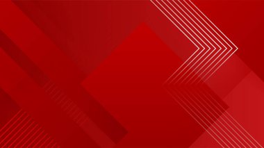 Sunum tasarımı, teknoloji afişi ve sosyal medya kapağı için soyut kırmızı arkaplan