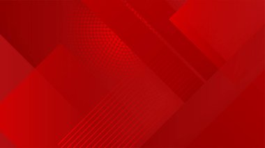 Sunum tasarımı, teknoloji afişi ve sosyal medya kapağı için soyut kırmızı arkaplan