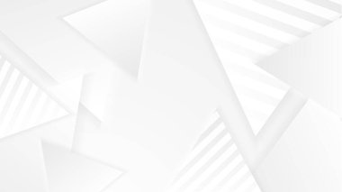 Soyut beyaz arkaplan. Asgari geometrik beyaz ışık arkaplanı soyut tasarımı.