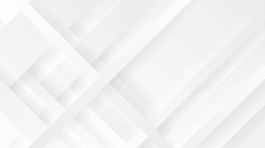 Soyut beyaz arkaplan. Asgari geometrik beyaz ışık arkaplanı soyut tasarımı.