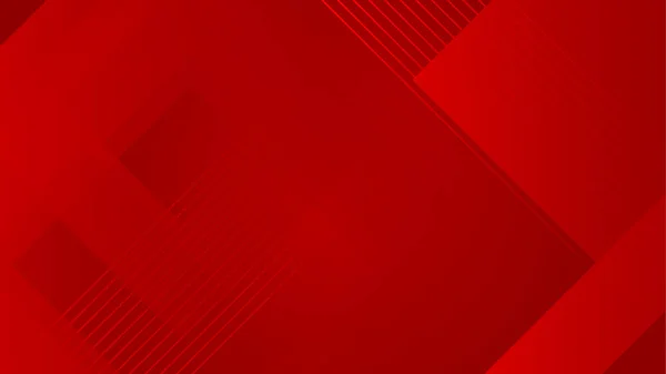 Abstrakter Roter Hintergrund Für Präsentationsdesign Technologiebanner Social Media Cover — Stockvektor