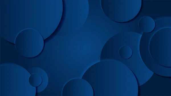 Moderne Donker Blauwe Abstracte Achtergrond — Stockvector