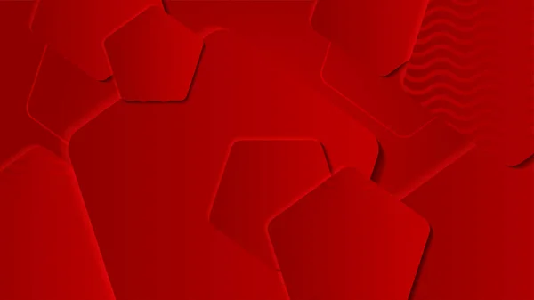 Fondo Abstracto Rojo Moderno — Archivo Imágenes Vectoriales