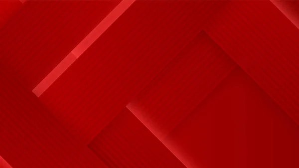 Linee Astratte Tecnologia Modello Sfondo Rosso Gradienti — Vettoriale Stock