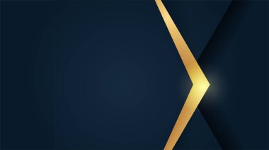 Soyut siyah ve altın şekiller arkaplan