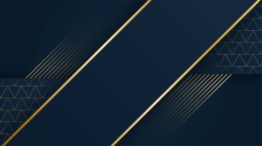 Soyut siyah ve altın şekiller arkaplan