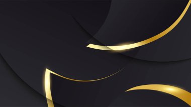 lüks siyah ve altın arkaplan