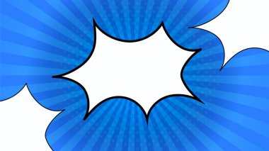 Yarıton ve Comic Zoom Line ile Karşı Karşıya. Dövüş arka planına karşı savaş, rekabet ve oyun. Vektör İllüstrasyonu Ekrana Karşı.