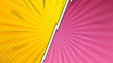 Ekrana karşı. Birbirinizle kavga edin. Kırmızı pembe sarı turuncu, arka plana karşı.