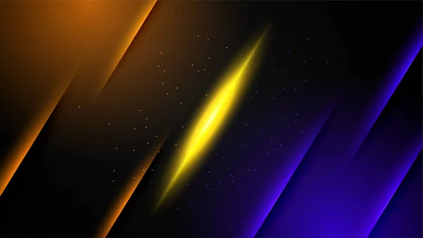 Pomerančově Žlutá Fialová Pozadí Vektorové Ilustrace Pro Hru Bitvu Výzvu — Stockový vektor