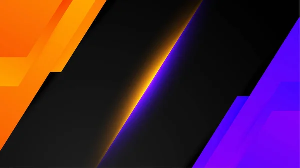 Orange Jaune Violet Fond Illustration Vectorielle Pour Jeu Bataille Défi — Image vectorielle