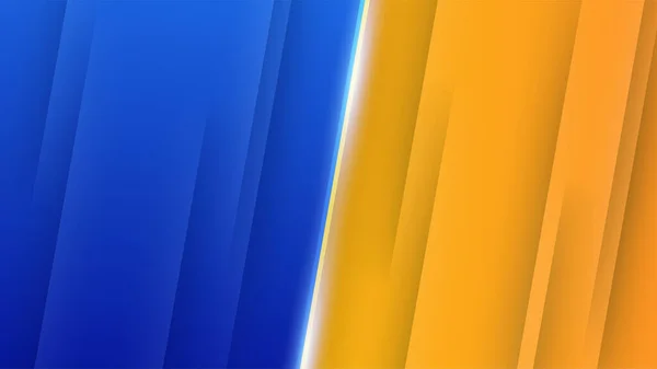 Hintergrund Mit Blau Gelb Für Spiel Kampf Herausforderung Kampf Wettbewerb — Stockvektor