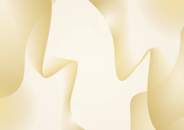 Soyut dalga altın çizgisi arkaplanı. Altın soyut arka plan tasarımı. Modern dalga çizgileri (dalga eğrileri). Pankart için kaliteli şerit kumaş, iş geçmişi. Parlak lüks vektör şablonu