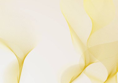 Soyut dalga altın çizgisi arkaplanı. Altın soyut arka plan tasarımı. Modern dalga çizgileri (dalga eğrileri). Pankart için kaliteli şerit kumaş, iş geçmişi. Parlak lüks vektör şablonu