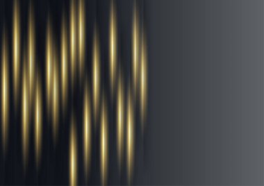 Soyut Siyah ve Altın Tasarım Arkaplanı